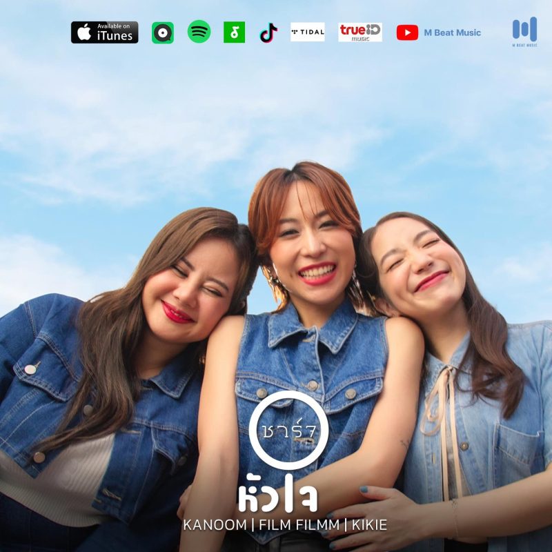 แท็คทีม 3 สาวค่าย M BEAT MUSIC Film Filmm - Kanoom - Kikie ส่งกำลังใจผ่านเพลง ชาร์จหัวใจ (Ur Power Bank) ให้แฟนๆ