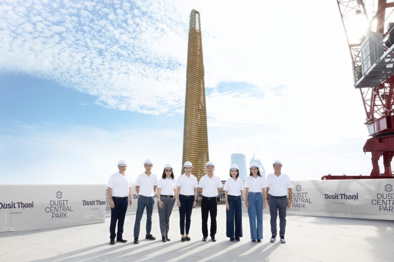 An icon reemerges as Dusit completes topping off the 'reimagined' Dusit Thani Bangkok hotel