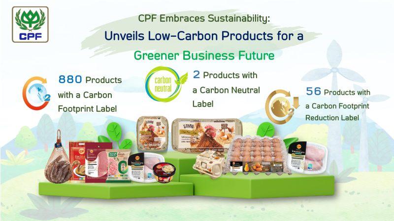 CP Foods Accelerates Towards Eco-Friendly Future with Low-Carbon Products, Aiming for 40% Green Revenue by