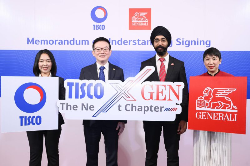 Generali Life Assurance, TISCO Group Enter into an Exclusive Partnership to Enhance Financial Security for Thai