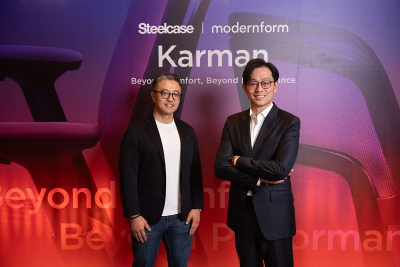 Modernform launches its flagship product, the Steelcase Karman, in the Thai and Asia-Pacific markets.