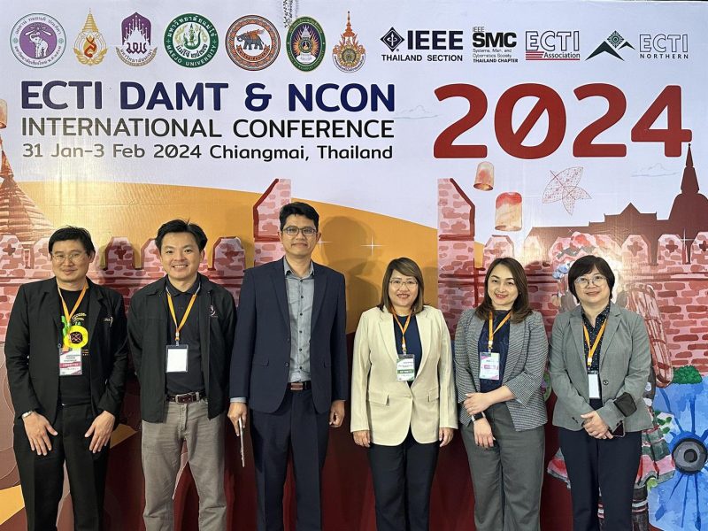 The School of Information and Communication Technology Attended the Opening Ceremony of the International Academic Conference DAMT NCON 2024, Where Researchers Presented their Research