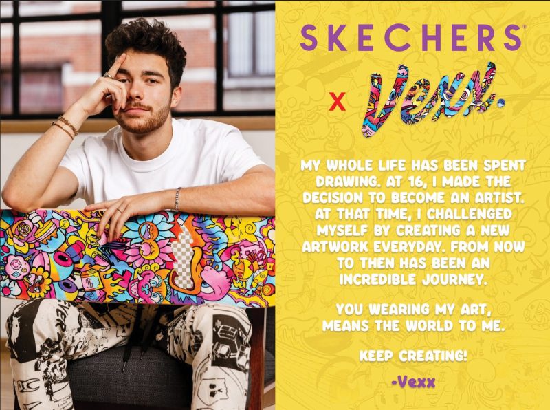 Skechers x Vexx คอลเล็กชันใหม่สุดคูล ที่ผสมผสานงานศิลปะและสนีกเกอร์สู่สตรีทแฟชั่นที่โดดเด่น