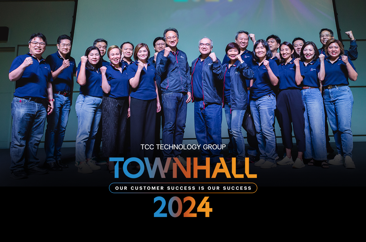 กลุ่มบริษัท ทีซีซี เทคโนโลยี ประกาศชัดบนเวที Townhall 2024 พร้อมเป็นเบื้องหลังผลักดันธุรกิจลูกค้าพิชิตทุกความสำเร็จ