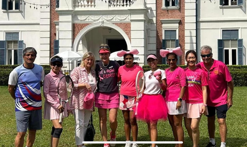 The 5th Annual Pink Ribbon Charity Tennis Tournament at The British Club Raises Funds for QSCBC Foundation