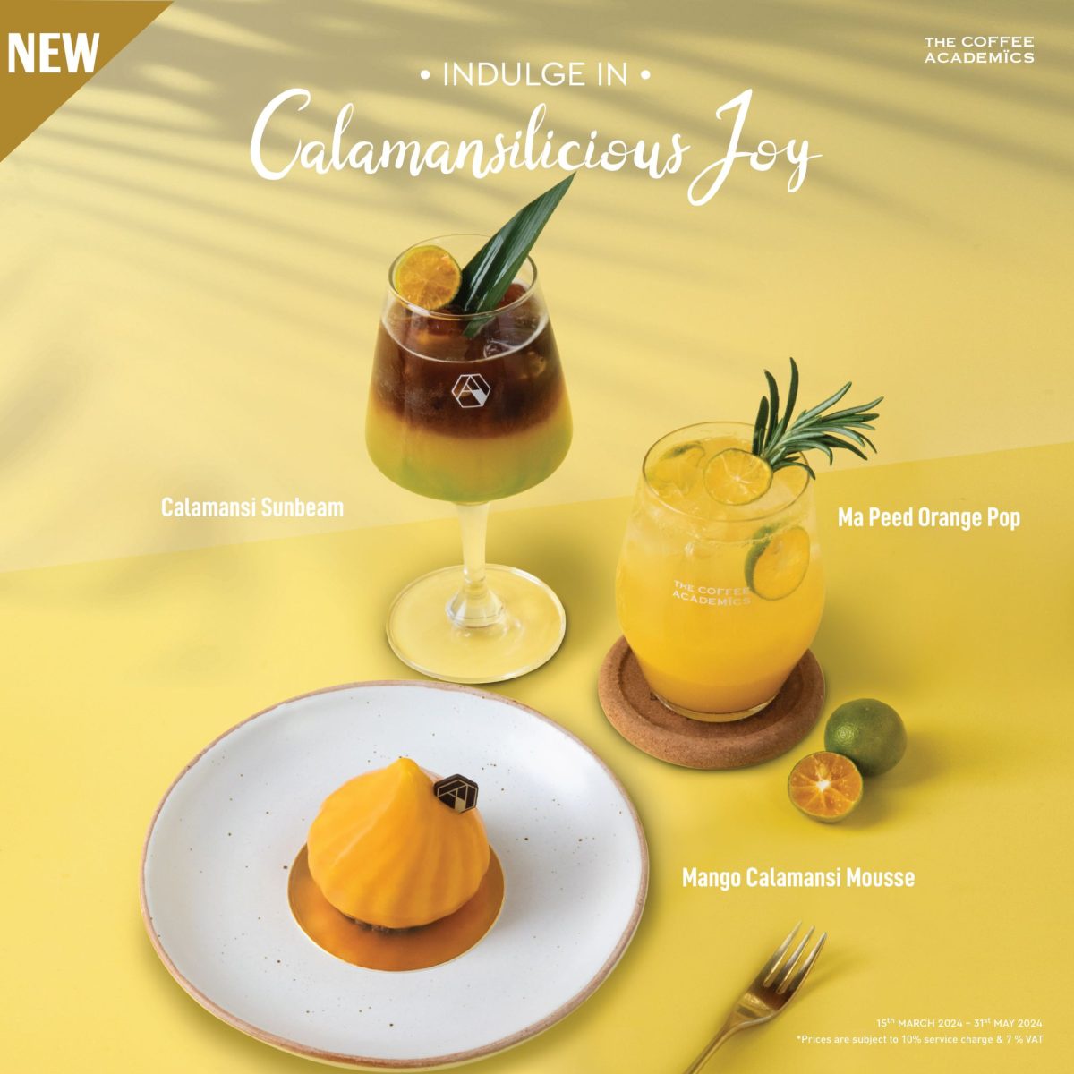 The Coffee Academ?cs introduces new refreshing summer menu items made from Calamansi, available from today - 31 May