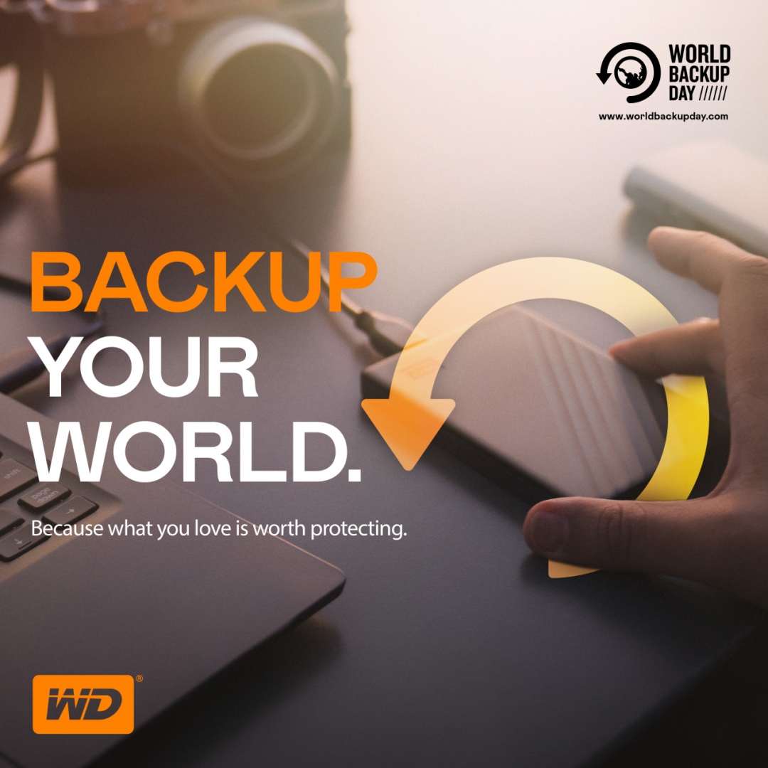 ให้ Western Digital ช่วยปกป้องข้อมูลดิจิทัลของคุณให้ปลอดภัยในวัน World Backup Day นี้