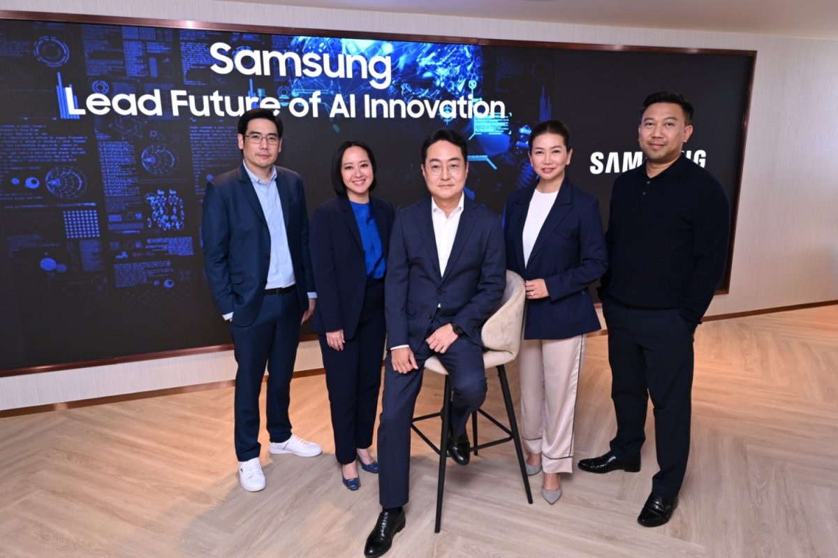 ซัมซุงชูวิสัยทัศน์หลัก Lead Future of AI Innovation ประกาศเป็นผู้นำใช้ AI สร้างนวัตกรรมเครื่องใช้ไฟฟ้าแห่งอนาคต AI CE ตั้งเป้าเป็นเบอร์หนึ่ง AI-Product