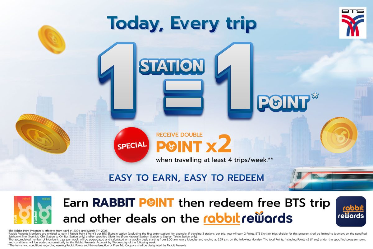 BTS Launches 1 Station = 1 Point - Earn More Points as You Travel and Exchange for Free Journeys!