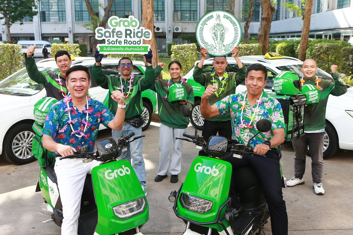 Grab teams up with BMA to Enhance Songkran Safety through Safe Ride | Safe Road Campaign