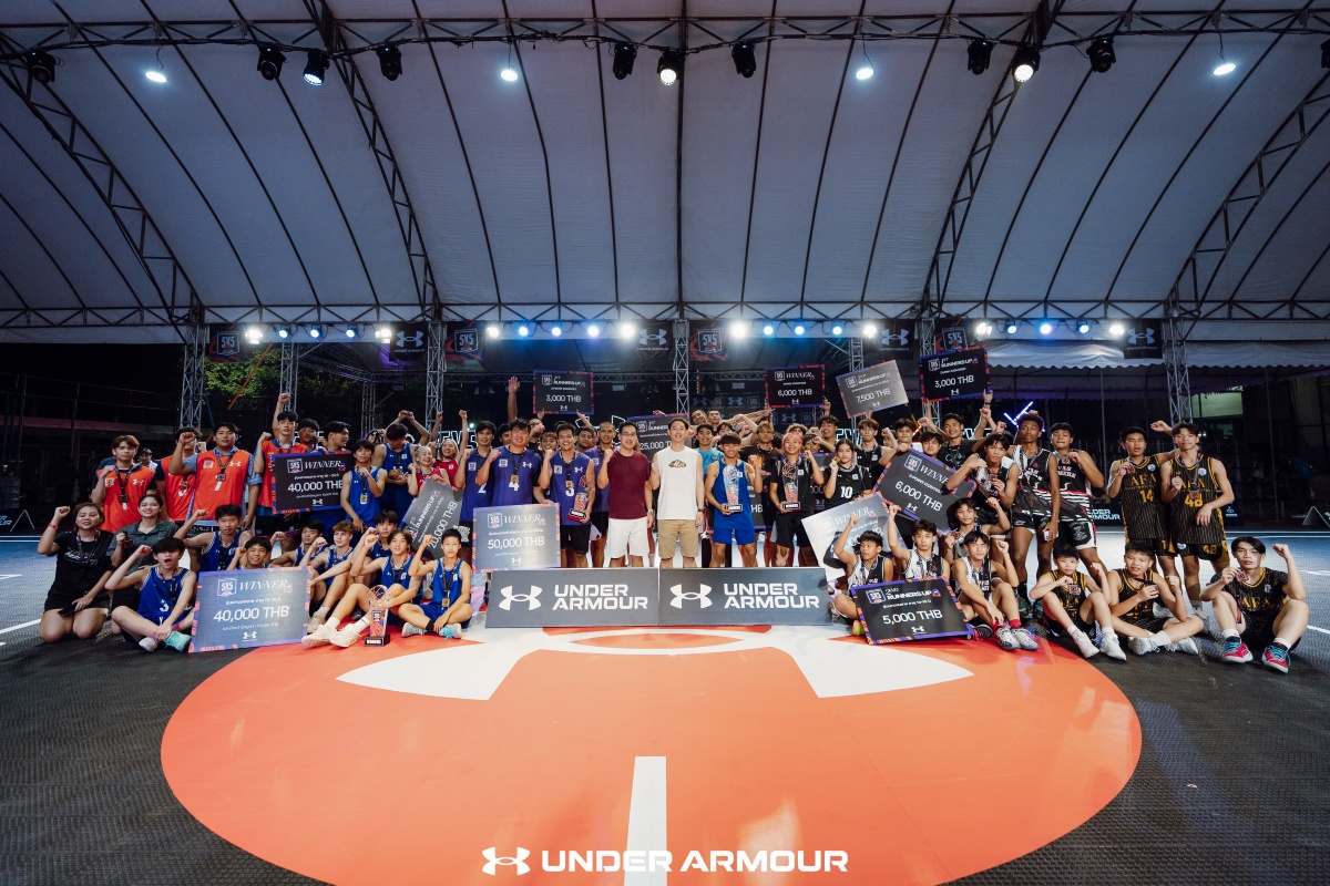 'Under Armour' ปิดฉากอย่างยิ่งใหญ่ Basketball Festival แห่งเดียวในไทย 'UA 5X5 Thailand 2024' เอาใจสายสตรีทและบาสเกตบอล