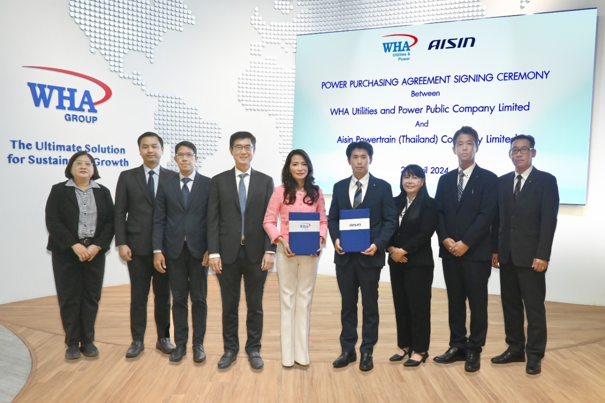 WHA Group Signs Power Purchase Agreement for Aisin Powertrain Solar Phase 2 Project