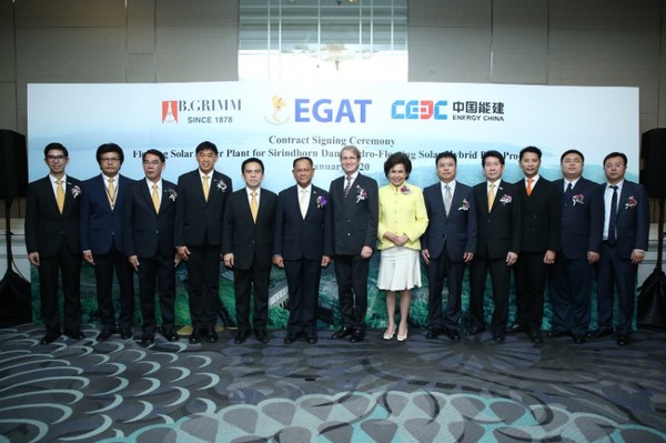 BGRIM-Energy China Consortium to build the World's Largest Hydro- Floating Solar Hybrid Project for EGAT