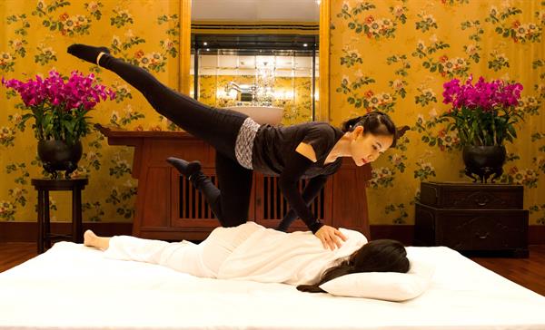 การนวดไทย สายนักรบโบราณ (Siamese Warrior Massage) ณ อนันตรา สปา โรงแรมอนันตรา สยาม กรุงเทพ วันที่ 1 29 กุมภาพันธ์ 2563