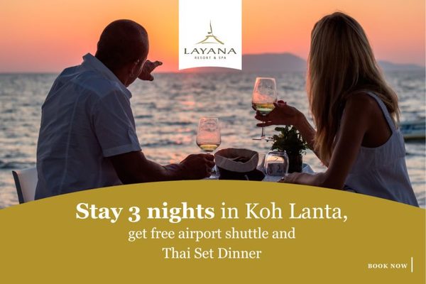 Stay Longer with airport shuttle and a Thai set dinner offer!