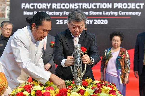 Mitsubishi Motors Thailand Lays Foundation Stone for its New Eco-Friendly Paint Factory