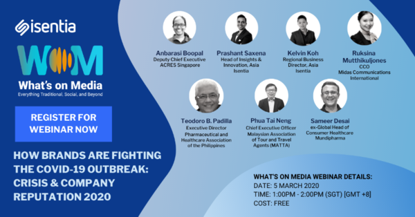 Free Webinar: HOW BRANDS ARE FIGHTING THE COVID-19 OUTBREAK: CRISIS COMPANY REPUTATION 2020