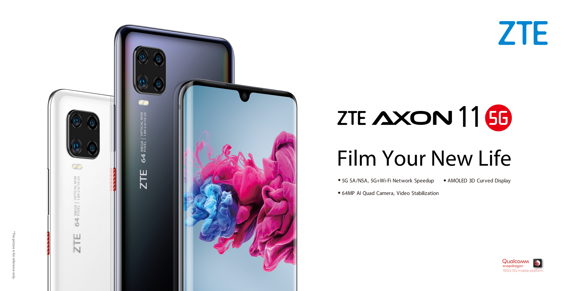 ZTE เปิดตัว ZTE Axon 11 5G สมาร์ทโฟนวิดีโอรุ่นแรกที่รองรับ 5G ในจีน