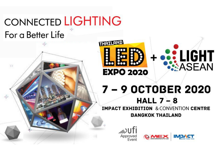 เลื่อนวันการจัดงาน LED Expo Thailand Light ASEAN 2020 งานแสดงสินค้าระดับนานาชาติด้านเทคโนโลยีระบบไฟฟ้าและผลิตภัณฑ์ LED