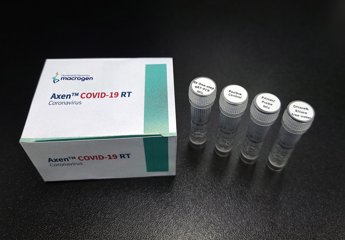 Macrogen ได้รับอนุญาตให้ส่งออกชุดตรวจโควิด-19 AxenTM COVID-19 RT