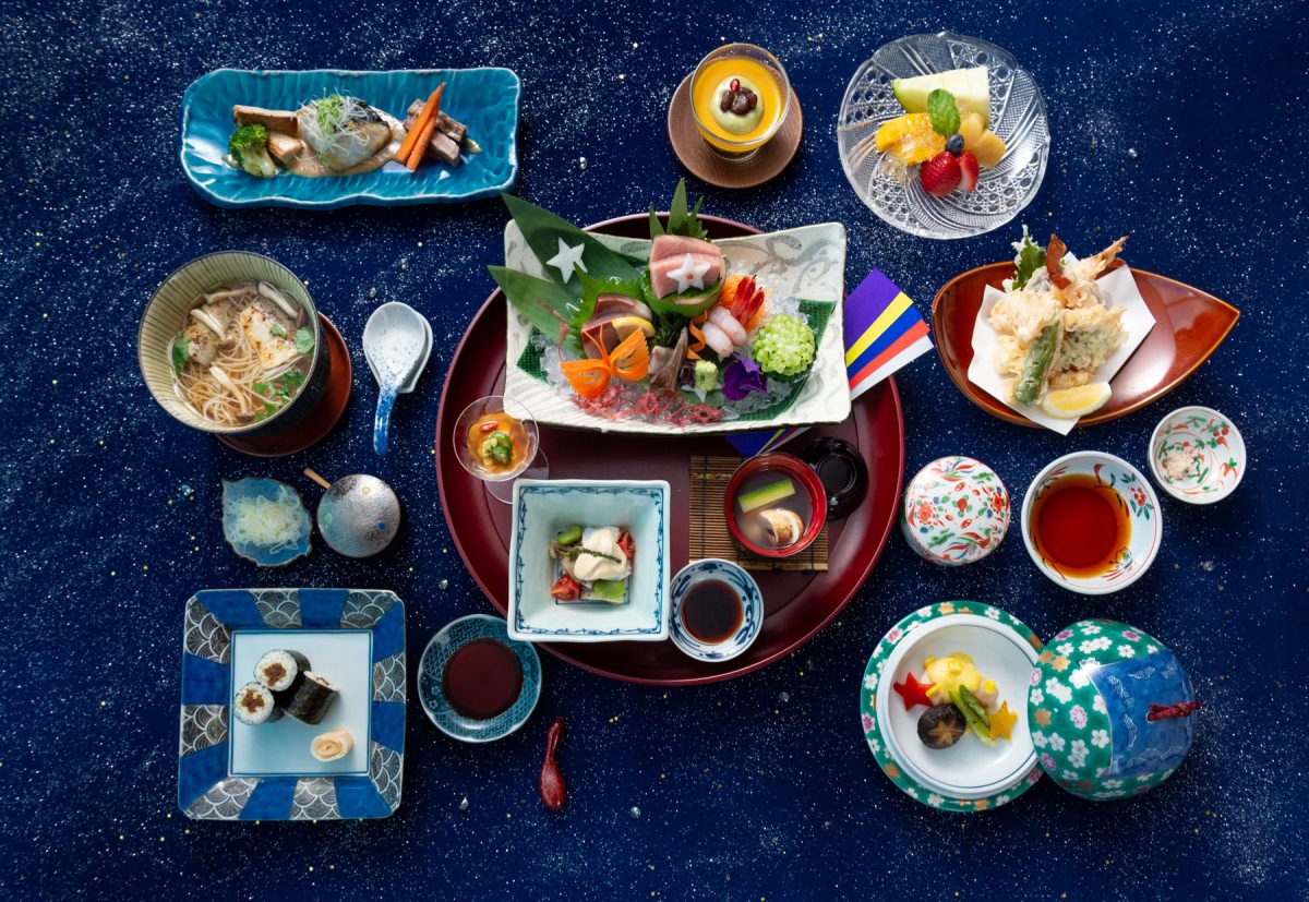 เฉลิมฉลองเทศกาลขอพรจากดวงดาวของประเทศญี่ปุ่น ด้วยอาหารชุดพิเศษ ที่ห้องอาหารยามาซาโตะ