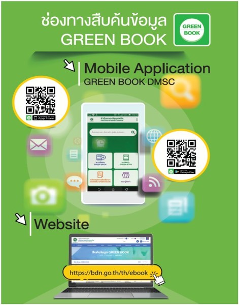 กรมวิทยาศาสตร์การแพทย์ จัดทำ GREEN BOOK 2020 ผ่าน Mobile application GREEN BOOK DMSC