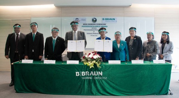 B. Braun (Thailand) and Thai ET nurses enter a signing of MOA to enhance efficiency of Thai Nurses