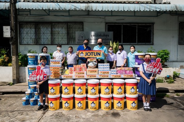 ภาพข่าว : โจตันไทย มอบสีให้กำลังใจ สู้ผ่านวิกฤตโควิด ไปด้วยกัน