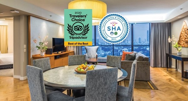 ชาเทรียม เรซิเดนซ์ สาทร กรุงเทพฯ รับรางวัล Travelers Choice 2020 โรงแรมสำหรับครอบครัวที่ดีที่สุด 25 แห่งของประเทศไทย
