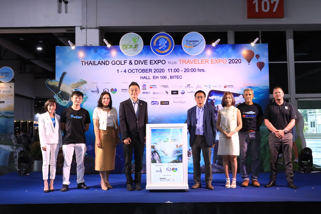 Thailand Golf Dive Expo และ Traveler Expo 2020 กระตุ้นท่องเที่ยวไลฟ์สไตล์ จัดเต็มแพ็กเกจท่องเที่ยว ลด 80%