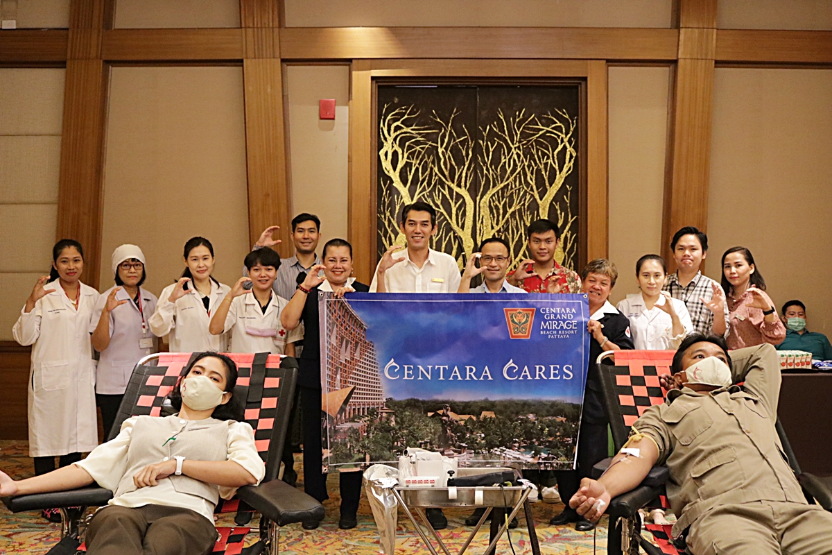 Centara Grand Mirage Pattaya held the 11th Anniversary of hotel Blood Donation Campaign