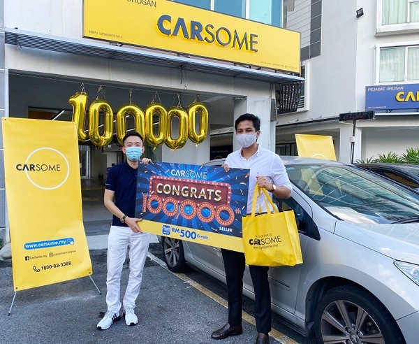 Carsome ฉลองยอดผู้ขายรถ 100,000 ราย