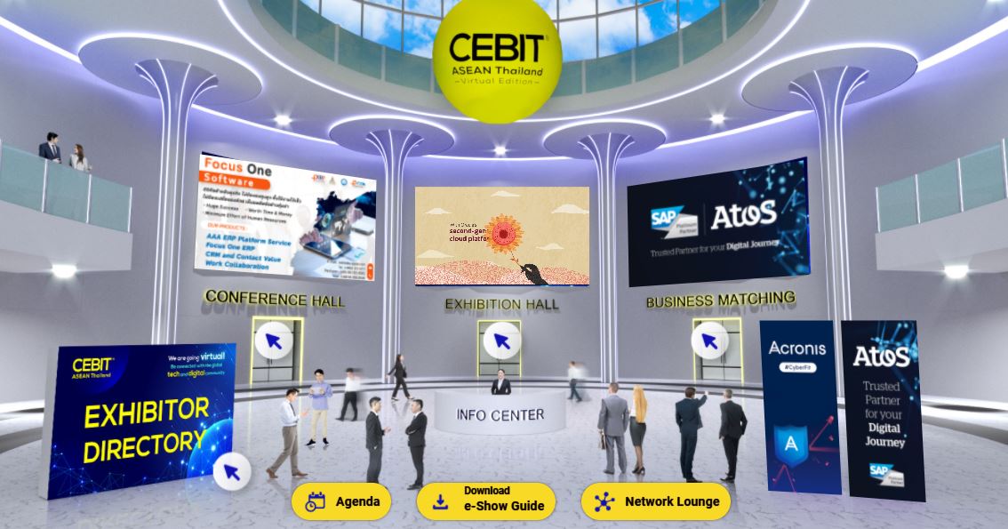CEBIT ASEAN Thailand 2020 Virtual Edition Concluded with 2,584 on-line attendees from 32 countries