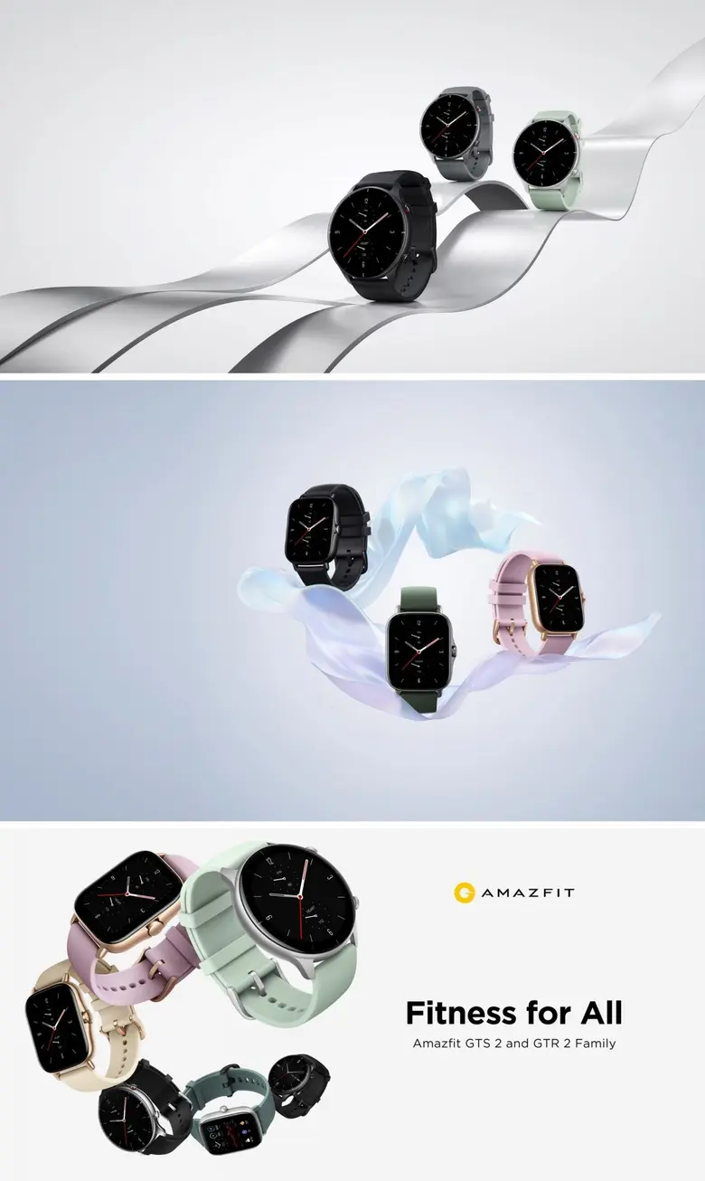 สมาร์ทวอทช์ Amazfit GTR 2e และ Amazfit GTS 2e ได้รับเสียงชื่นชมล้นหลามจากสื่อมวลชนในงาน CES 2021