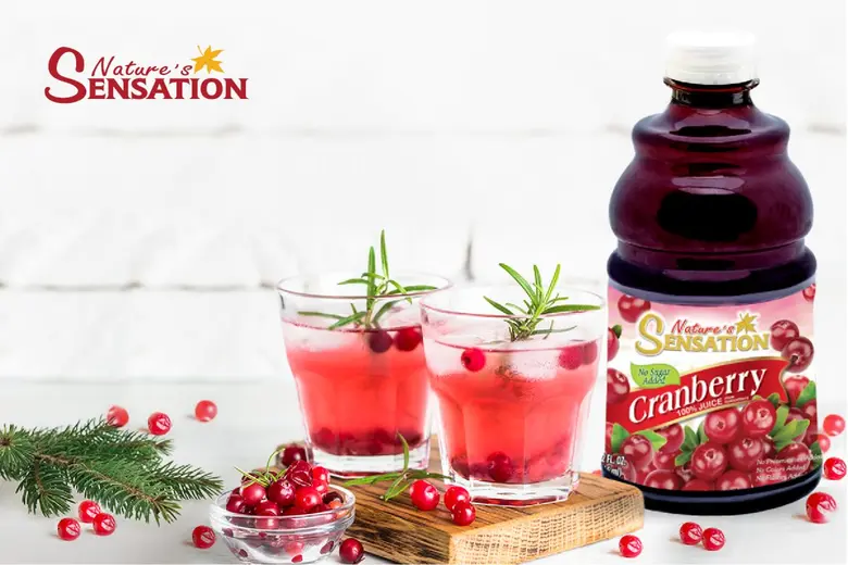 Nature's Sensation shares tips of how to drink cranberry juice for being healthy all year long
