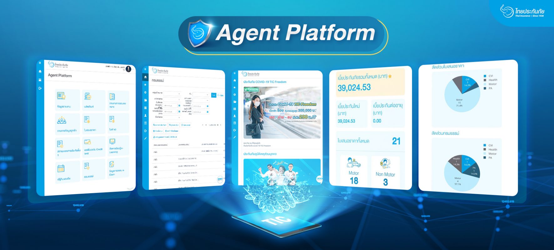 TIC ไทยประกันภัย ยกระดับตัวแทนนายหน้าอีกขั้น ด้วย TIC Agent Platform สร้างการเติบโตไปพร้อมกัน