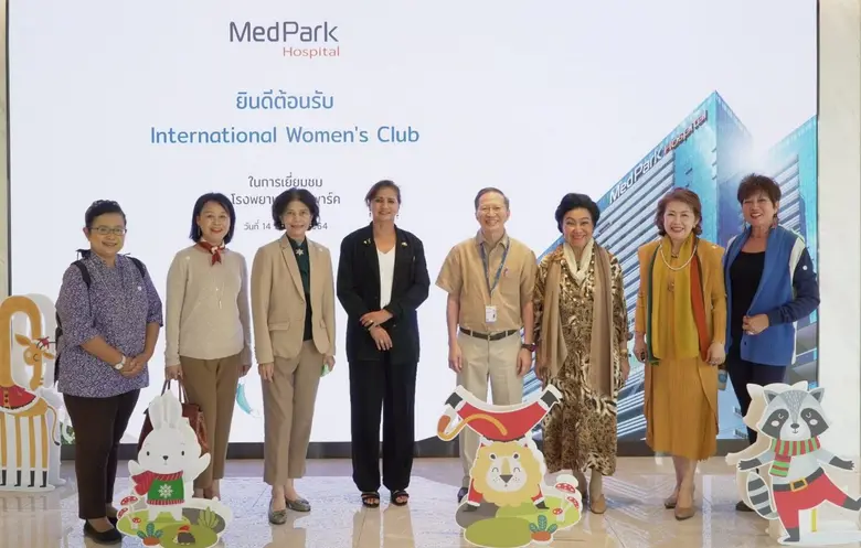 MEMBERS OF THE INTERNATIONAL WOMEN'S CLUB OF THAILAND VISIT MEDPARK HOSPITAL TO DISCUSS FUTURE JOINT ACTIVITIES