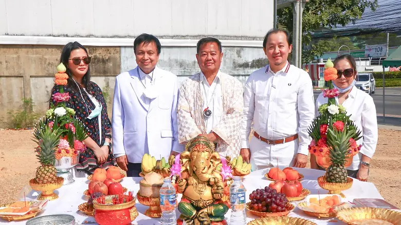 "TM" ประเดิมฤกษ์ดีปีวัวทองทุ่มงบ 166.45 ล้านเดินหน้าบวงสรวง เตรียมก่อสร้างอาคาร Nursing Home และอาคาร Rehabilitation Hospital