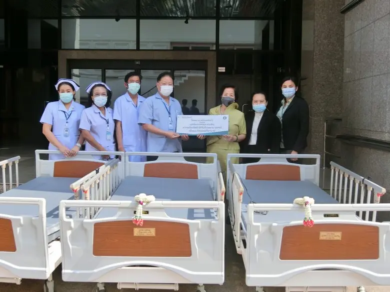 โรงพยาบาลไทยนครินทร์ มอบเตียงไฟฟ้าให้กับโรงพยาบาลสงฆ์