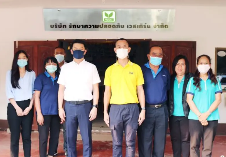 ผกก.สภ.บางสะพาน เยี่ยมชมธุรกิจรักษาความปลอดภัย SVL Group