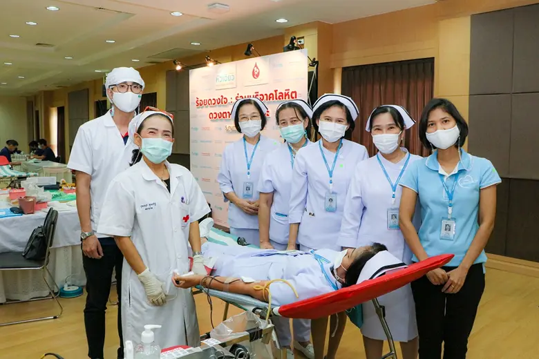 โรงพยาบาลหัวเฉียว จัดกิจกรรมบริจาคโลหิต ดวงตา และอวัยวะ