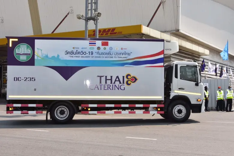 นายกรัฐมนตรีเป็นประธานรับวัคซีนโควิด-19 ล็อตแรกของประเทศไทย