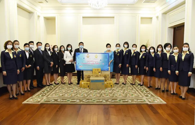 บ.ย.ส. รุ่น 25 ร่วมกับ ชมรมคู่สมรสตุลาการศาลยุติธรรม รวมน้ำใจต้านภัยโควิด-19