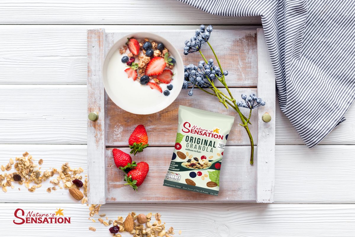Simple ideas for your brekkie granola bowl by Nature's Sensation