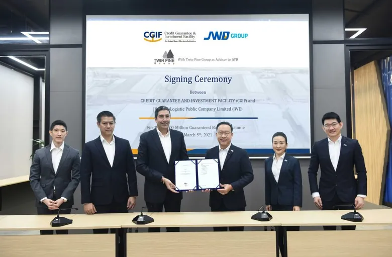 JWD จับมือ TWIN PINE GROUP ที่ปรึกษา ออกหุ้นกู้ ค้ำประกันโดย CGIF ชูเครดิตเรตติ้ง AAA เดินหน้าพัฒนาระบบ ESMS เซ็ตมาตรฐานดูแลสิ่งแวดล้อม