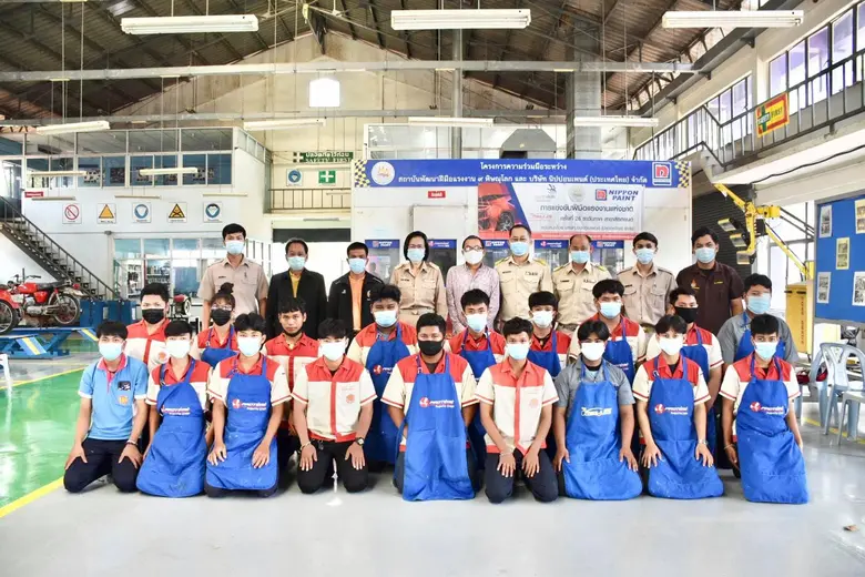 สพร.9 พิษณุโลก ยกระดับช่างสีรถยนต์ เพิ่มความสามารถในการแข่งขันภาคอุตสาหกรรม