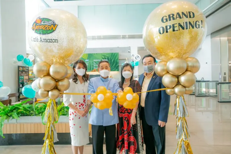พิธีเปิดร้านคาเฟ่ อเมซอน ณ WHA Tower