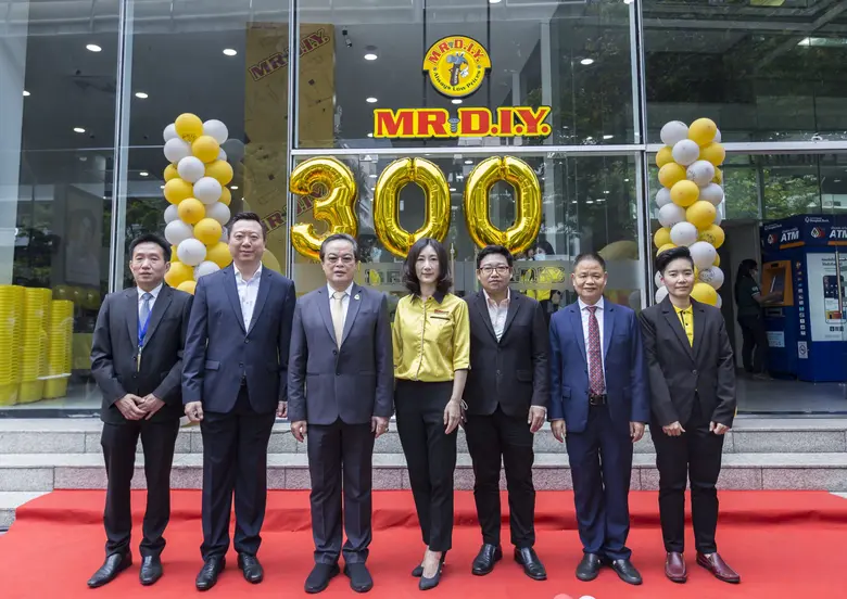 MR.D.I.Y. ฉลอง 300 สาขาทั่วประเทศ มุ่งมั่นพัฒนาสินค้าและบริการ รุกขยายสาขาใหม่ให้เข้าถึงกลุ่มลูกค้าเป้าหมายยิ่งขึ้น
