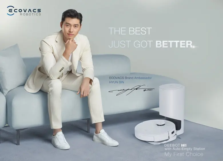 ECOVACS ROBOTICS แต่งตั้งนักแสดงเกาหลียอดนิยม ฮยอนบิน เป็นแบรนด์แอมบาสเดอร์    สร้างความตื่นเต้นให้กับตลาดในประเทศไทย