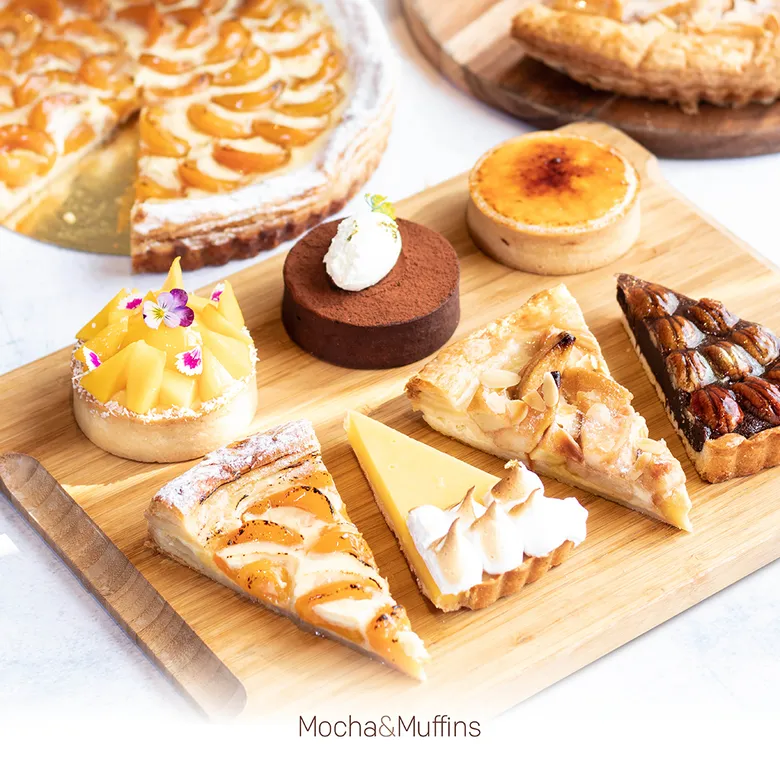 Travel the World with Iconic Pastries at Mocha & Muffins -7 Classic Tarts for 7 Days of the Week